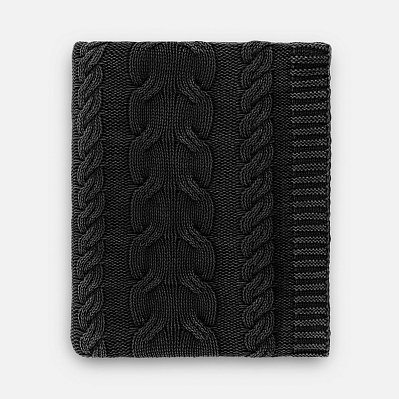 Плед Hygge, темно-серый (Серый)