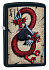 Зажигалка ZIPPO Dragon Ace с покрытием Black Matte, латунь/сталь, чёрная, матовая, 38x13x57 мм - Фото 1