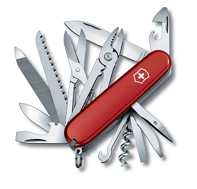 Нож перочинный VICTORINOX Handyman, 91 мм, 24 функции  (Красный)