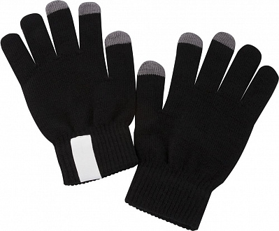 Сенсорные перчатки Scroll, черные (Черный)
