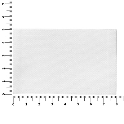 Лейбл тканевый Epsilon, XL, белый