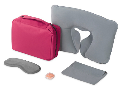 Набор для путешествий Comfy Flight (Фуксия)