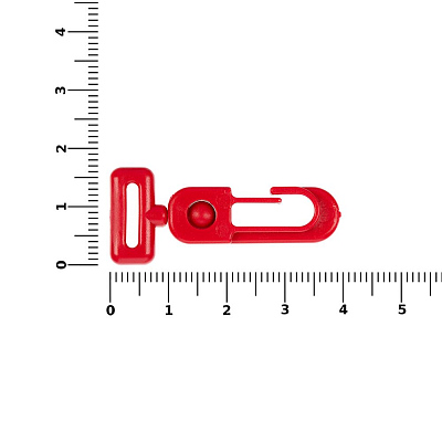 Застежка-карабин Сarabine, S, красный