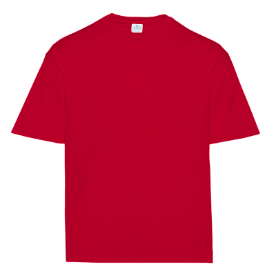 Футболка унисекс оверсайз STAN хлопок 240, 56 (Красный)