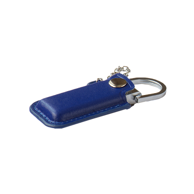 Кожа 05 Кармашек, синий, 4Гб, переходник мини-универсальный