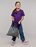 Детский рюкзак-мешок Manifest из светоотражающей ткани, серый - Фото 7