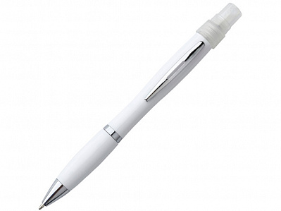 Ручка металлическая шариковая Nash с распылителем (Белый)