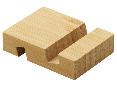 Подставка для телефона Plix из бамбука (Натуральный)