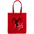 Холщовая сумка «Любовь зла», красная - Фото 2