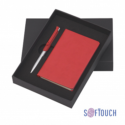 Подарочный набор "Корсика", покрытие soft touch  (Красный)