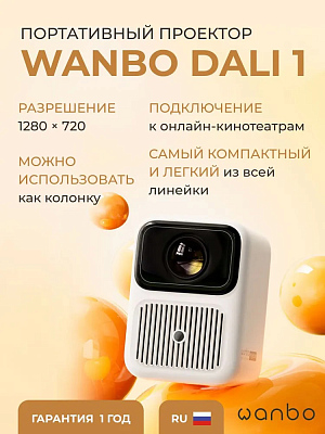 Портативный проектор Wanbo Projector Dali 1