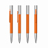 Ручка шариковая "Clas", покрытие soft touch, оранжевый - Фото 3