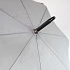 Зонт-трость "Reflect", полуавтомат, светоотражающий серый  - Фото 3