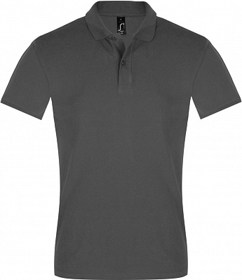 Рубашка поло мужская Perfect Men 180 темно-серая (Серый)