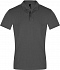 Рубашка поло мужская Perfect Men 180 темно-серая - Фото 1