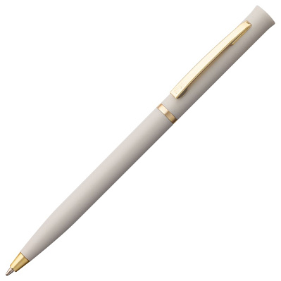 Ручка шариковая Euro Gold, серая (Серый)
