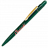 MIR, ручка шариковая с золотистым клипом, зеленый, пластик/металл - Фото 1