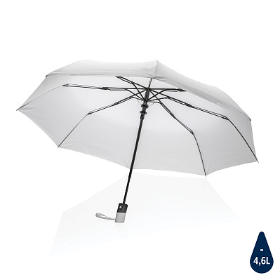 Зонт с автоматическим открыванием Impact из RPET AWARE™ 190T, d97 см (Белый;)