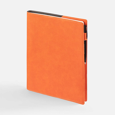 Ежедневник в суперобложке Brave Book, недатированный  (Оранжевый)