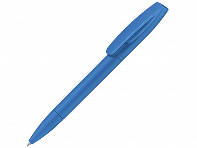 Ручка шариковая пластиковая Coral (Голубой)