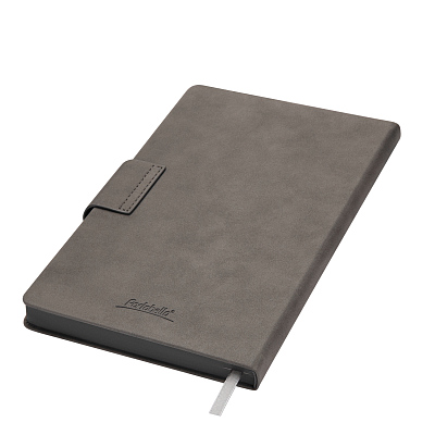 Ежедневник Риц (Ritz) недатированный, серый, твердая обложка