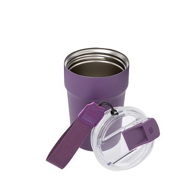 Термокружка вакуумная Монако (Monaco), фиолетовая