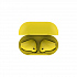 Наушники беспроводные с зарядным боксом TWS AIR SOFT, цвет желтый  - Фото 3