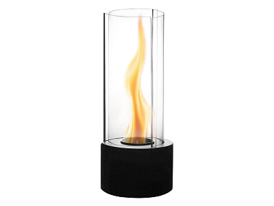 Биокамин с вьющимся пламенем Dance of flame (Чёрный)