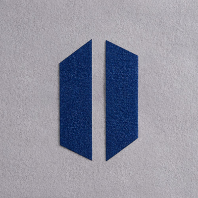 Основа Velkro L для крепления шевронов на липучке, синяя