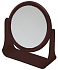 Зеркало Dewal Beauty настольное, в оправе янтарного цвета, на пластковой подставке, 178x160х10мм - Фото 1