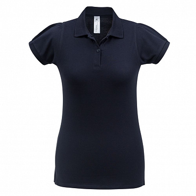 Рубашка поло женская Heavymill темно-синяя (Темно-синий)