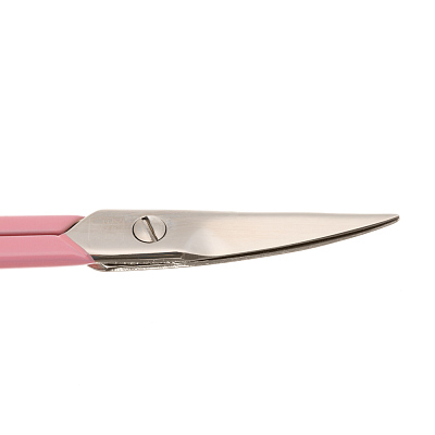 Ножницы Dewal Beauty маникюрные для ногтей 9 см, розовый