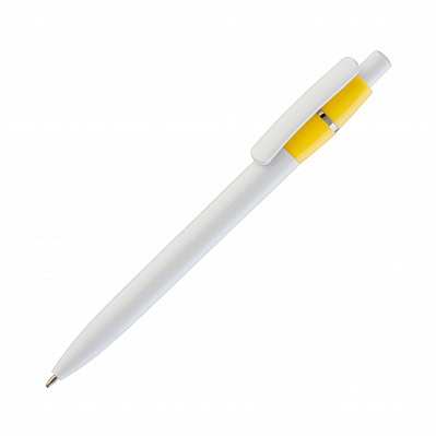 Ручка шариковая "Victoria"  (Белый с желтым)