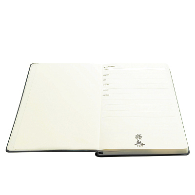 Ежедневник A5 недатированный Franco в мягком переплёте, черный