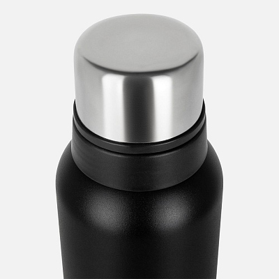 Термос Relaxika 1600 со стикерпаком, черный