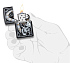 Зажигалка ZIPPO Skull Clock с покрытием Black Matte, латунь/сталь, чёрная, матовая, 38x13x57 мм - Фото 5
