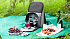 Набор для пикника "Кения" на 2 персоны с холодильным отделением, серый с черным - Фото 2
