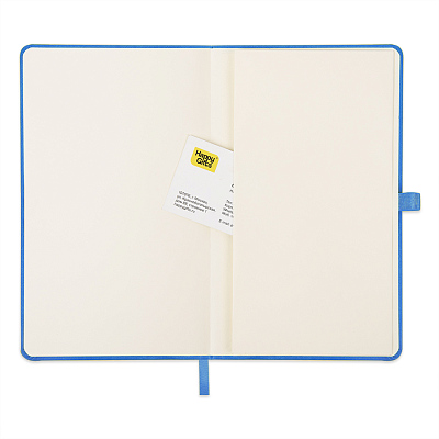 Ежедневник недатированный HAMILTON, A5, небесно-голубой, кремовый блок