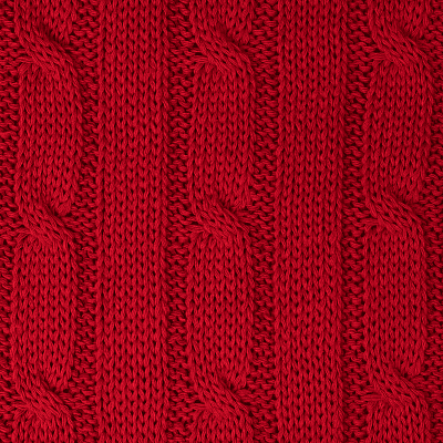Плед Fado вязаный, красный (без подарочной коробки)
