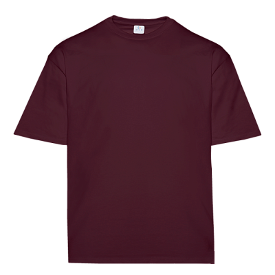 Футболка унисекс оверсайз STAN хлопок 260, 156 (Бордовый)