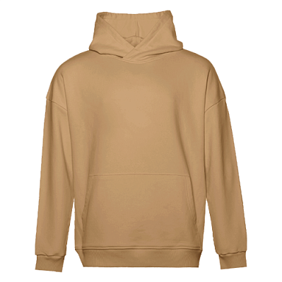 Худи унисекс STAN оверсайз футер без начёса 350, 66 (Бежевый)