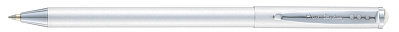 Ручка шариковая Pierre Cardin ACTUEL. Цвет - серебристый металлик. Упаковка Р-1 (Серебристый)