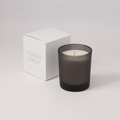 Ароматическая свеча Enigma, серая