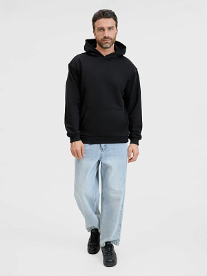 Худи унисекс оверсайз Songo, черное