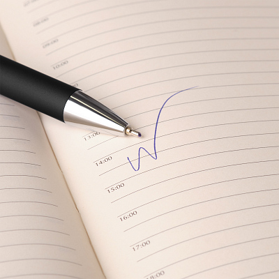 Шариковая ручка Легато (Legato), черная