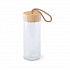 Бутылка для воды BURDIS, 420 мл, стекло/бамбук - Фото 1
