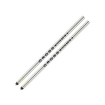 Стержень шариковый Cross для ручки Tech3+ Tech4, средний, черный (2шт); блистер