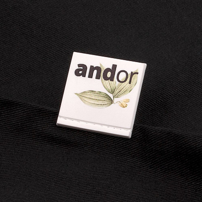 Лейбл из ПВХ Kare, белый