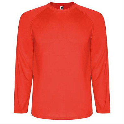 Спортивная футболка MONTECARLO L/S мужская, КРАСНЫЙ 2XL (Красный)