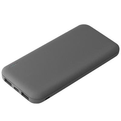 Внешний аккумулятор с подсветкой Люче (Luce) 10000 mAh  (Серый)